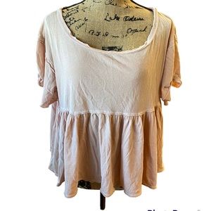 Free people top. Size small oversized